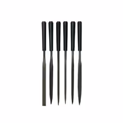 Set 6 lime 150 mm ad ago, ideali per lavori di precisione su metallo, legno, plastica e altri materiali. Lunghezza 150 mm (6 ...