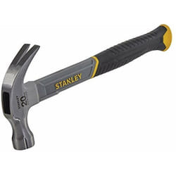 Stanley - Martello per chiodi of Fibra of Vetro, 570g, Impugnatura Bi-Materiale, Maggiore durata e potenza of Impatto, Forte connessione of