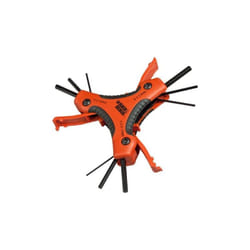 Set 9 chiavi esagonali mm bdht0-71628 black+decker