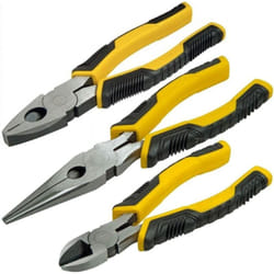 Stanley - STHT0-75094 Set 3 Pinze ControlGrip Universali Trochesi Becchi Lunghi