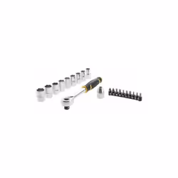 Codice: FMMT82681-0 Marca: STANLEY. Stanley Set Chiavi a Bussola 1-2'' 21 Pezzi Nero