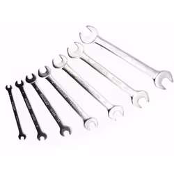 Finitura cromata satinata. Con supporto in materiale sintetico Set 7 Chiavi a forchetta Stanley FatMax Realizzate con profil ...