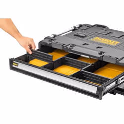 DeWALT DWST08520-1 Cassetta degli attrezzi Metallo, Plastica Nero, Acciaio inox, Giallo - Vista aggiuntiva 4