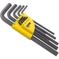 Acciaio al silicio Superficie: fosfato nero Conforme alle norme ISO 2936 e DIN 911. 9 pezzi: 1,5-2-2,5-3-4-5-6-8-10 mm Made i ...