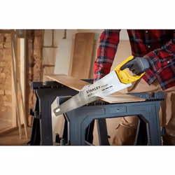 Stanley STHT20370-1 sega 45 cm Nero, Acciaio inox, Giallo