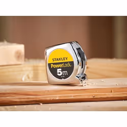 Stanley 1-33-194 rotella metrica 5 m Acrilonitrile butadiene stirene (ABS) Nero, Giallo - Vista aggiuntiva 5