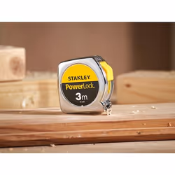 Stanley 1-33-238 rotella metrica 3 m Argento, Giallo - Vista aggiuntiva 4
