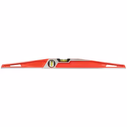 Nuovo design ergonomico, grande bolla orizzontale per lettura veloce e precisa - Precisione bolla 0,5mm/m. - Base fresata per ...