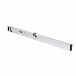 Stanley STHT1-43112, Livella da falegname, 0,8 m, Alluminio, Nero, 0,5 mm/m, Alluminio, Gomma, 48 mm