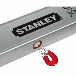 Stanley STHT1-43112 livella 0,8 m Alluminio, Nero