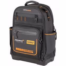 Borsa degli attrezzi in design McLaren per il trasporto di attrezzi, utensili a batteria e accessori 3 tasche con zip e numer ...