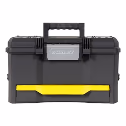 Stanley 1-70-316, Cassetta degli attrezzi, Plastica, Nero, 14,4 L, 20 kg, 290 mm