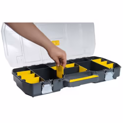 Stanley STST1-70317 Cassetta degli attrezzi Plastica Nero, Grigio, Giallo - Vista aggiuntiva 7