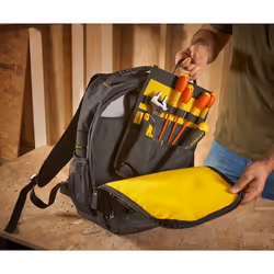 Stanley STST1-72335 zaino Nero, Giallo Nylon - Vista aggiuntiva 4