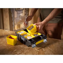 Stanley FMST1-72378 valigetta porta attrezzi Custodia rigida Trasparente, Giallo - Vista aggiuntiva 6