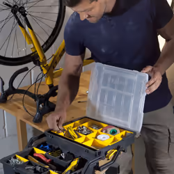 Stanley STST1-75540 Cassetta degli attrezzi Scatola per minuteria Plastica Nero, Trasparente - Vista aggiuntiva 4