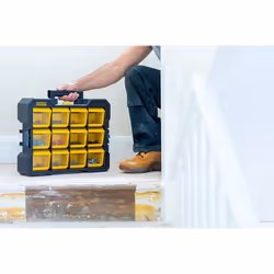 Stanley FMST81077-1 Cassetta degli attrezzi Scatola per minuteria Plastica, Policarbonato (PC) Nero, Giallo - Vista aggiuntiva 5