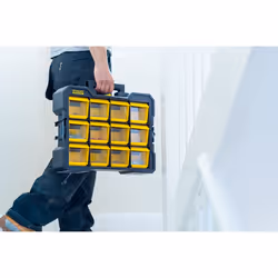 Stanley FMST81077-1 Cassetta degli attrezzi Scatola per minuteria Plastica, Policarbonato (PC) Nero, Giallo - Vista aggiuntiva 6