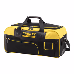 Stanley FMST82706-1, Sacca da viaggio, Nero, Giallo, 2 ruota(e), Ruota a rulli, Allacciatura a zip, Tessuto