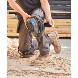 Stanley FATMAX FMST82960-1 Ginocchiera di sicurezza Giallo, Nero Gel, Nylon, Gomma - Vista aggiuntiva 4