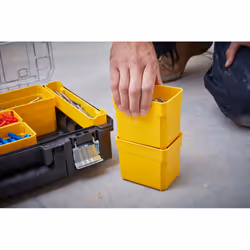Stanley FMST82967-1 Cassetta degli attrezzi Metallo, Policarbonato (PC) Nero, Trasparente, Giallo - Vista aggiuntiva 6