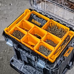DeWALT DWST82968-1 cassetta per attrezzi Nero, Arancione - Vista aggiuntiva 7