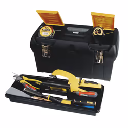Stanley 1-92-064 Cassetta degli attrezzi Plastica Nero, Giallo - Vista aggiuntiva 4