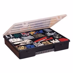 Organizer Portaminuteria Stanley - Scomparti 18 Mm 365x291 H.Mm 64 1-92-071 In polipropilene. Coperchio trasparente a chiusur ...
