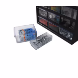 Stanley 1-93-981 Cassetta degli attrezzi Scatola per minuteria Plastica Nero, Trasparente - Vista aggiuntiva 4