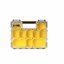 Stanley 1-97-518 Cassetta degli attrezzi Scatola per minuteria Plastica Nero, Trasparente, Giallo - Vista aggiuntiva 4