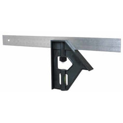Stanley 2-46-222 righello 300 mm Alluminio, Nero