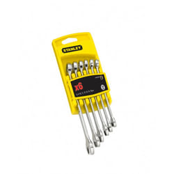 Stanley - Chiavi miste - Set di 6 pezzi da 10, 11, 12, 13, 14, 15 mm 4-94-646