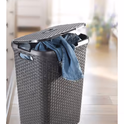 Curver Style 2045061 Plástico Cesta de lavadero Antracita 40L