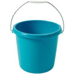 228022 - Secchio, 10 l, metallo e plastica 29,5 x 29,5 x 25,5 cm, colore: Turchese - Curver