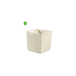 Curver - Cesta jute cube Keter lt.5 bianca