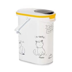 Curver 412042 contenitore e sacchetto di conservazione per cibo per animali domestici Contenitore per la conservazione del cibo per animali domestici Plastica Bianco, Giallo