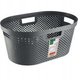 Curver - Portabiancheria per Ferro da Stiro 40 l Grigio Scuro