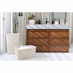 Curver Softex porta biancheria 56 L Rettangolare Beige - Vista aggiuntiva 3
