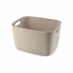 Cestino Softex portaoggetti. Misura 37,9x29,2x14,3 h cm. Colore bianco gesso.. Acquistalo subito da CFadda e ricevilo comodam ...