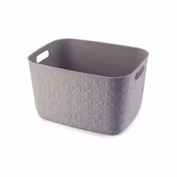 Cestino Softex portaoggetti. Misura 37,9x29,2x14,3 h cm. Colore tortora.. Acquistalo subito da CFadda e ricevilo comodamente ...