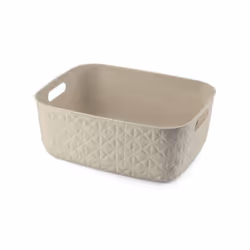Cestino Softex portaoggetti. Misura 37,9x29,2x14,3 h cm. Colore bianco gesso.. Acquistalo subito da CFadda e ricevilo comodam ...