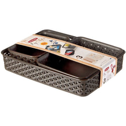Curver 3253928041038 scatola di conservazione Cesto portaoggetti Rettangolare Plastica Marrone
