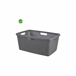 Dalla linea di articoli dedicati alla sistemazione e alla pulizia della casa a marchio Keter, CESTA BIANCHERIA JUTE, di color ...