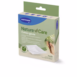 Garza di cotone NATURE&CARE 7,5 x 7,5 cm