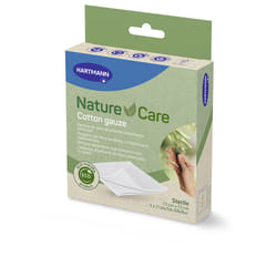 Garza di cotone NATURE&amp;CARE 7,5 x 7,5 cm