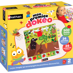 Nathan Mon premier Dokéo 4.0, 3 anno/i, Batterie richieste, Mini Stilo AAA, Cartoncino, Plastica, Multicolore