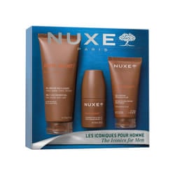 NUXE Coffret Noël Men Les Iconiques Pour Hommes Gel doccia Uomo Corpo, viso e capelli Legnoso
