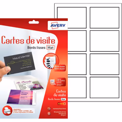 Avery C32015-5 biglietto da visita Ad inchiostro Carta Bianco 80 pz - Vista aggiuntiva 2