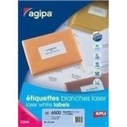 Agipa White Laser 100 A4 70 x 42 etichetta autoadesiva Bianco 2100 pz