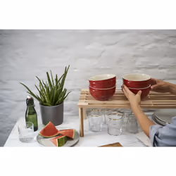 Staub Ceramique Set di ciotole 0,7 L Rotondo Ceramica Rosso 4 pz